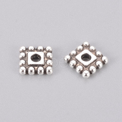 Tibetan Style Alloy Spacer Beads TIBEB-P002-02AS-NR-1