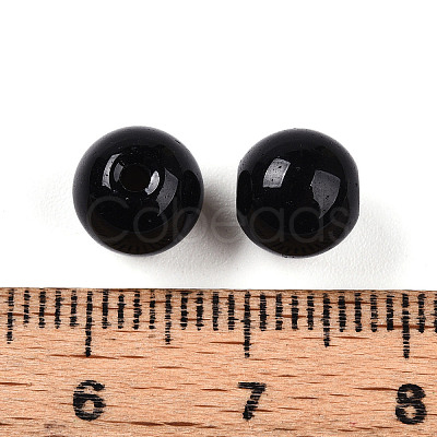 Opaque Solid Color Glass Beads X1-GLAA-N007-8mm-A16-1