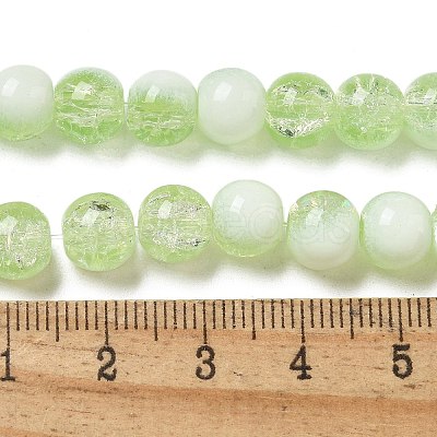 Crackle Glass Beads X1-GLAA-U001-8mm-09-1