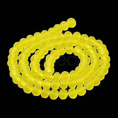 Transparent Glass Beads Strands EGLA-A034-T10mm-MD29-1