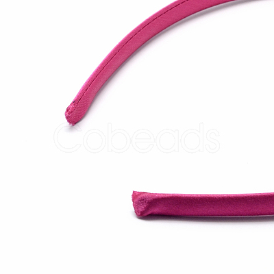 Plain Plastic Hair Band Findings OHAR-Q275-04G-1