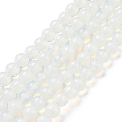 Opalite Beads Strands G-P335-18-8mm-1