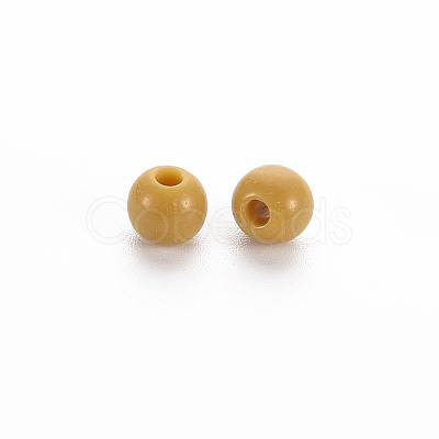 Opaque Acrylic Beads X-MACR-S370-C6mm-29-1