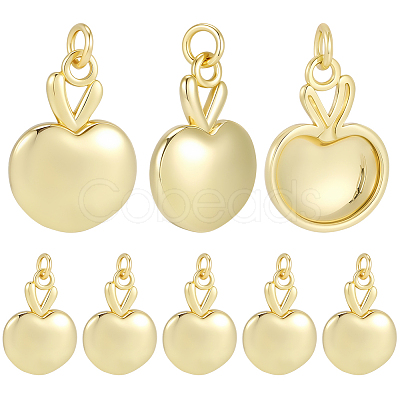 12Pcs Brass Pendants KK-BBC0025-52-1