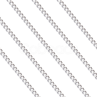Aluminium Curb Chains X-CHA-T001-19S-1