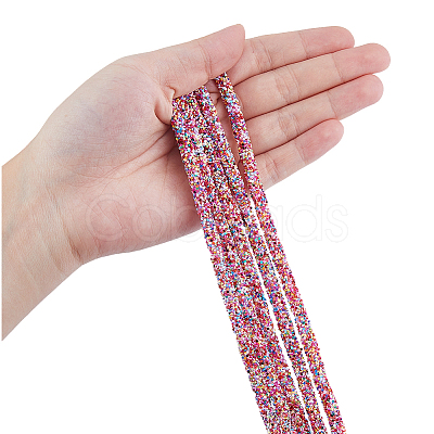 10 Yards PVC Tubular Synthetic Rubber Cord RCOR-WH0001-02-1