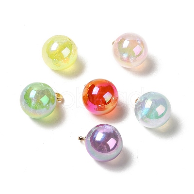UV Plating Acrylic Pendants X-FIND-I035-02-1