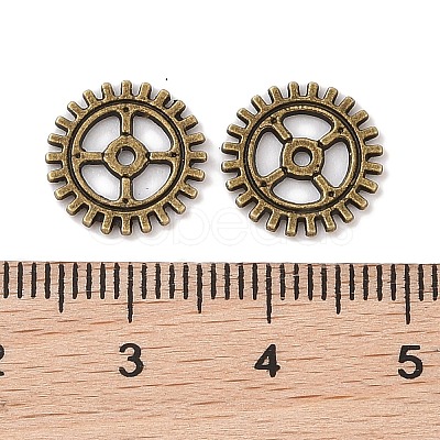 Tibetan Style Alloy Steampunk Pendants X-TIBEP-5458-AB-LF-1