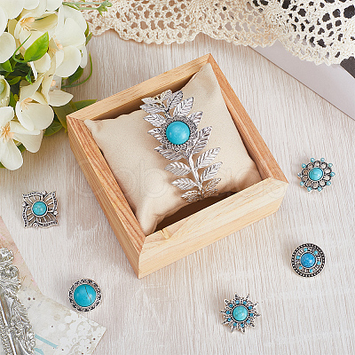 DIY Interchangeable Flower Bangle Making Kit DIY-SC0023-23-1