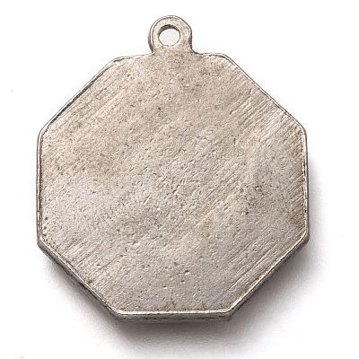 Non-Tarnish 304 Stainless Steel Pendants STAS-H123-08P-1