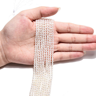 Natural Cultured Freshwater Pearl Beads Strands PEAR-N024-02-4AB-1