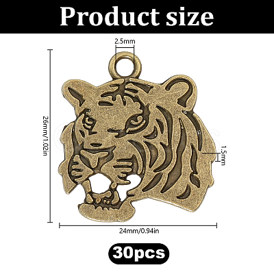 Tibetan Style Alloy Pendanrs FIND-WH0199-392AB-1