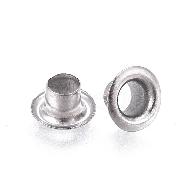Non-Tarnish European Style 201 Stainless Steel Eyelet Core X-STAS-L226-001P-1