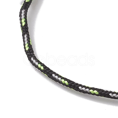 Adjustable Polyester & Spandex Cord Bracelets for Men Women BJEW-JB12092-01-1