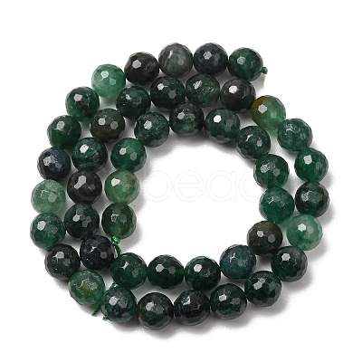 Natural Fuchsite Beads Strands GG-CBADA9D-A01-8mm-1