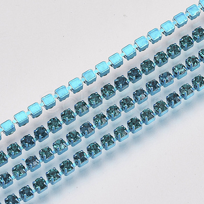 Electrophoresis Iron Rhinestone Strass Chains CHC-Q009-SS8.5-B04-1