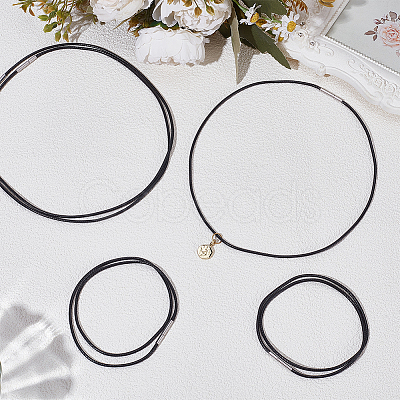 2MM Braided Round Waxed Cord Necklace Making NJEW-WH0023-77-1