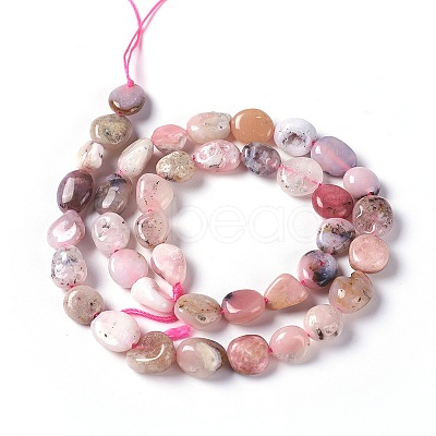 Natural Pink Opal Beads Strands G-L493-13-1