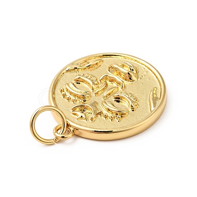 Rack Plating Brass Pendants KK-H431-52G-1
