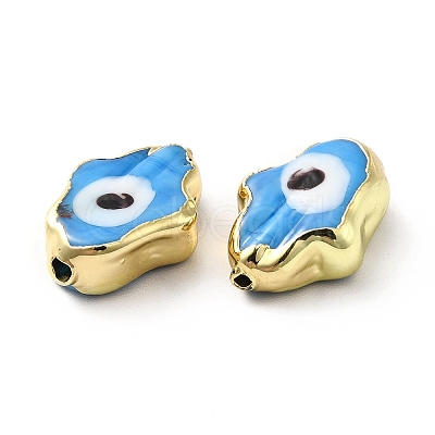 Handmade Evil Eye Lampwork Beads LAMP-F026-03J-1