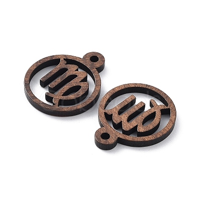 Walnut Wood Laser Cut Pendants WOOD-Q051-07D-1