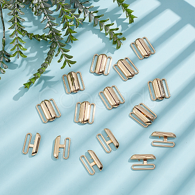 12Pcs Alloy Bikini Clips FIND-GO0003-21G-1