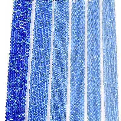 Electroplate Glass Beads Strands EGLA-A044-T4mm-L14-1