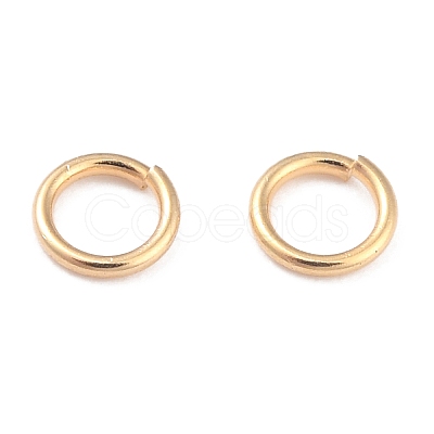 Rack Plating Brass Open Jump Rings LS-KK-O139-18C-G-1