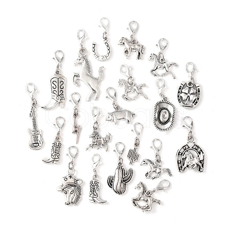 Alloy Pendant Decorations HJEW-GA00004-1