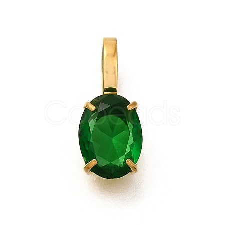 Ion Plating(IP) 304 Stainless Steel Rhinestone Pendants STAS-A104-11G-10-1