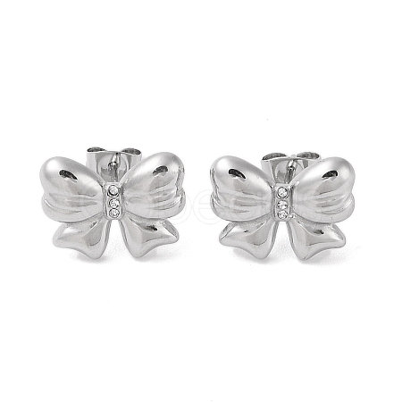 Non-Tarnish 304 Stainless Steel Stud Earrings EJEW-S227-30P-06-1