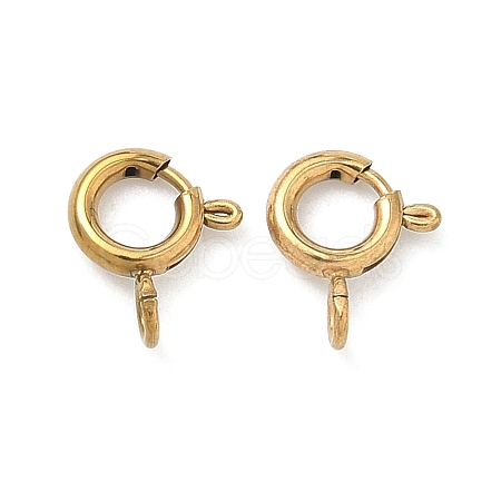 304 Stainless Steel Spring Ring Clasps STAS-Z178-22G-01-1