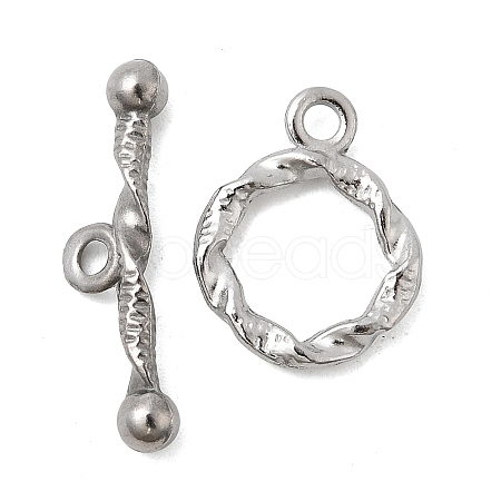 304 Stainless Steel Toggle Clasps STAS-Z179-03P-1
