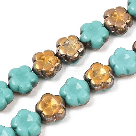 Czech Pressed Glass Beads GLAA-I061-23C-1