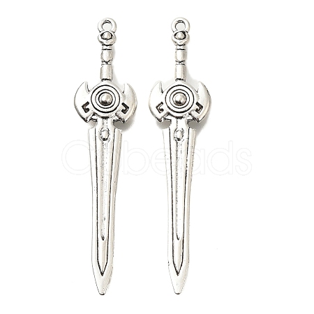 Tibetan Style Alloy Big Pendants FIND-G078-32B-AS-1