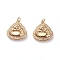 Brass Micro Pave Cubic Zirconia Pendants, with Soldered Jump Rings, Buddha, Clear, Golden, 15.5x15x3mm, Hole: 2.2mm