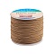 Elastic Cord, Polyester Outside and Latex Core, Tan, 2mm, about 54.68 yards(50m)/roll, 1roll/box