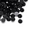 Imitation Taiwan Acrylic Rhinestone Cabochons, Faceted, Half Round, Black, 4x1.5mm, about 10000pcs/bag