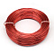 Round Aluminum Wire, Bendable Metal Craft Wire, for DIY Jewelry Craft Making, Red, 7 Gauge, 3.5mm, 20m/500g(65.6 Feet/500g)