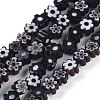 Handmade Millefiori Glass Bead Strands LAMP-J035-4mm-01-1