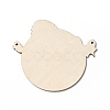 Single Face Printed Wood Big Pendants WOOD-I010-09C-2