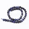Natural Sodalite Beads Strands G-D840-19-8mm-2