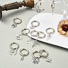 24Pcs 12 Styles Skull Alloy Shoes Charms HJEW-CJ00043-5
