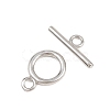 Ring Brass Toggle Clasps KK-G548-33P-3