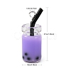 Glass Bottle Pendants X-CRES-N017-03E-2