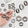 18Pcs 3 Style Alloy Grommet Eyelet Findings FIND-WR0006-18B-4