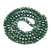 Electroplate Glass Beads Strands EGLA-A034-P4mm-A09-A-2