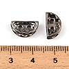 Brass Crystal Rhinestone Spacer Bars RB-T019-02A-B-3