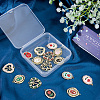 30Pcs 15 Styles Alloy Enamel Pendants FIND-SC0023-25-6