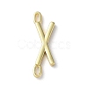 Rack Plating Brass Connector Charms KK-P245-07G-X-1